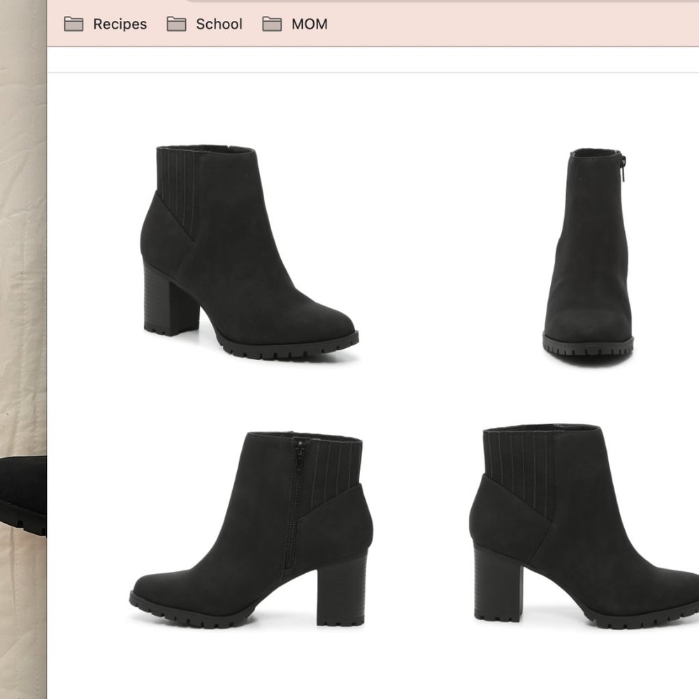 Black Suede Booties